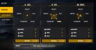 He has not won a single match yet in Free Fire ranked season 25 (Image via Garena)